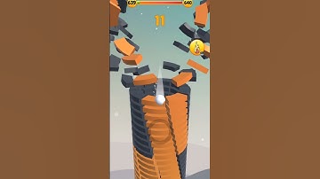 Stack ball 3d crash platform Level 639 #gaming #stackball3dgame #stackball3dgameplay #shortsviral