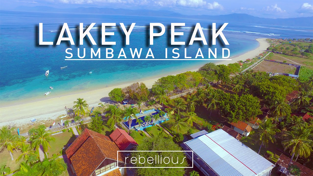 LAKEY PEAK DOMPU SUMBAWA AERIAL VIEW YouTube