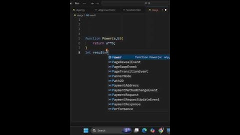 Power Function in JavaScript || Exponentiation Operator () || JavaScript Tips
