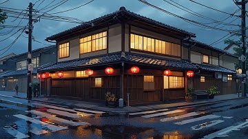 1980s & 90s Lofi Beats to cozy up for a Productive Night 🌧️ Rainy Days in Tokyo Coffee Shop
