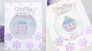 Easy Christmas Spinner Card