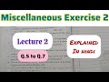 8th Std - Mathematics - Miscellaneous Exercise 2 solved in hindi - Lecture 2 - Q.5 to Q.7