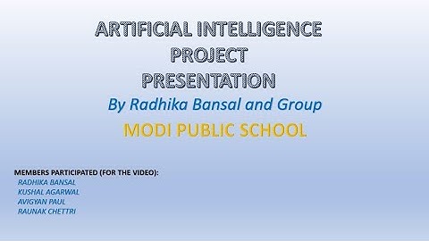 Artificial Intelligence - Stock Price Predictor...…Project Video Presentation.