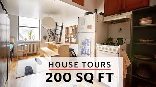 Loveliest, Most Organized 200-Square-Foot Studio We’ve Ever Seen | House Tours Resimi
