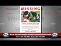 WHHI NEWS | Kevin Orford: Missing Bernese Mountain Dog Louie | 703-380-3888 | August 2022 | WHHITV