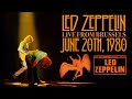 Led Zeppelin - Live in Brussels, Belgium (June 20th, 1980) - Audience Recording