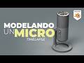 Modelando un micro en Blender | Timelapse