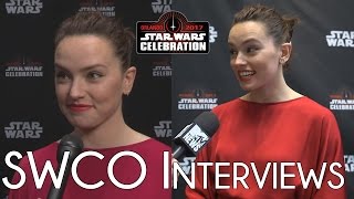 Daisy Ridley Star Wars Celebration Orlando Interviews (2017)