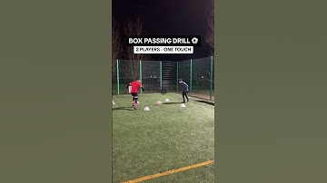 BOX PASSING DRILL - 2 PLAYERS ⚽️⚽️