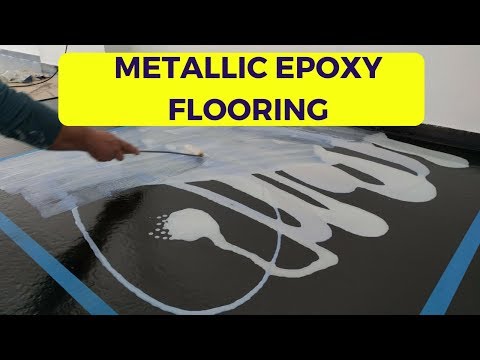 Metallic Epoxy Floor How To Apply Step By Step 2018 Youtube