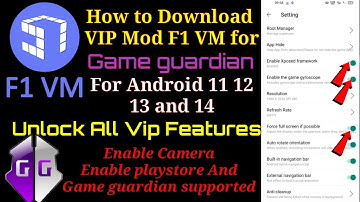 How to install F1VM Vip Unlocked For game Guardian| All features
