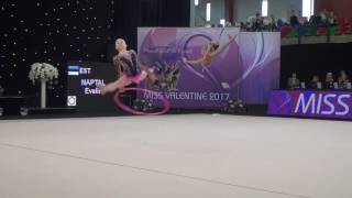 Naptal Evelin (GC Janika Tallinn) - Hoop ♡ Miss Valentine 2017  | RG Junior individual (non FIG)