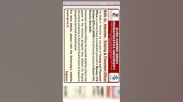 🚨 IP University New Vacancy 2025 | Walk-in Interview on 27 Oct | Govt Job Update #govtjobs #jobs