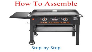 How To Assemble Blackstone Adventure Ready 2-Burner 28 Inch Outdoor Griddle Config