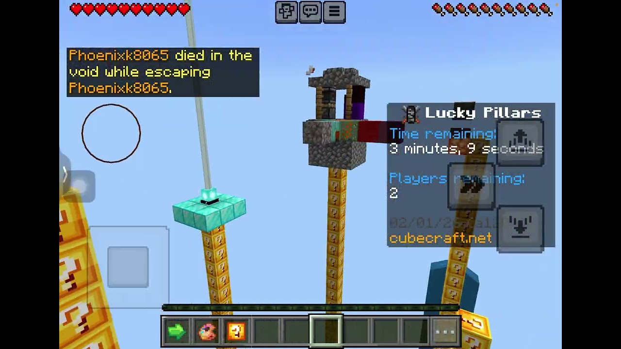 Weird creeper glitch in a Minecraft server