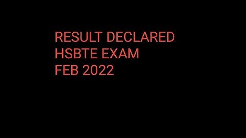 how to check result of 1st year students  of hsbte http://result.hsbte.com/ResultInternalTheory.aspx
