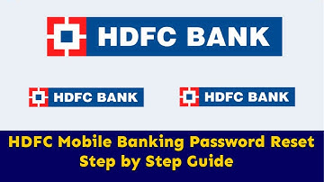 How to Reset HDFC Mobile Banking Password | HDFC NetBanking Password Reset | #hdfcbank #netbanking