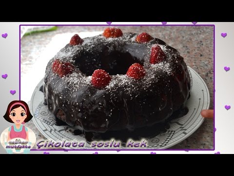 Çikolata Soslu Kek Tarifi-Çikolatalı Kek Nasıl Yapılır?-Çikolata Sos Tarifi