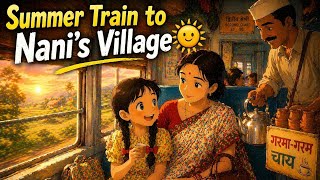 90s Train Journey to Nani 💛 | Cozy Indian Childhood Memories 🚂Train 🥹 | 90s Nostalgia India