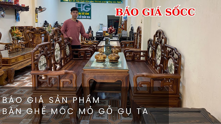 Bộ bàn ghế móc gỗ gụ giá bao nhiêu năm 2024