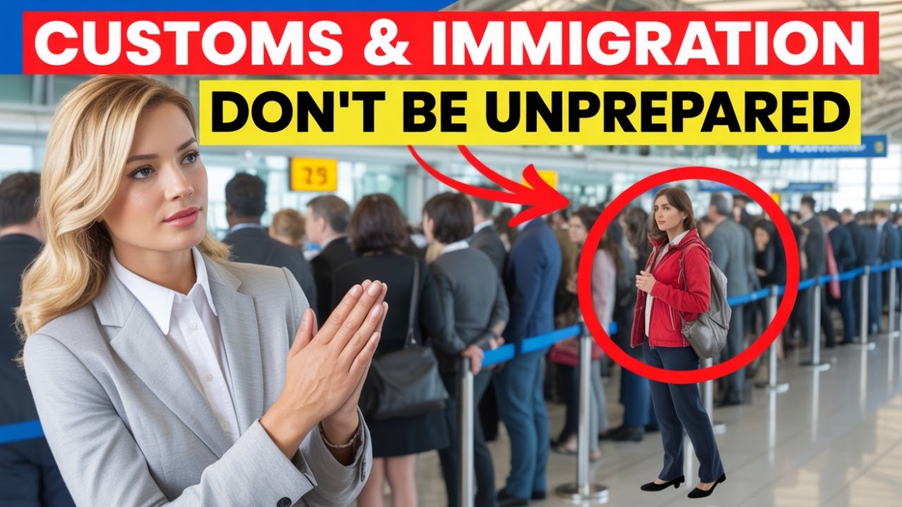 10 Customs & Immigration Questions at the Airport (MUST KNOW) - YouTube
