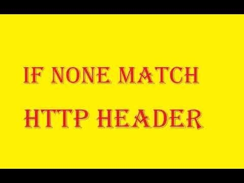 If None Match http header
