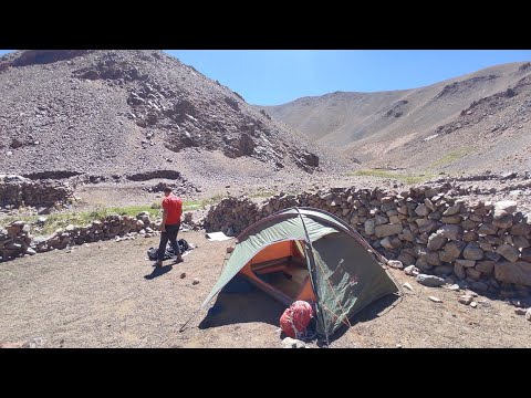 عزيب نوراي على ارتفاع 3100 متر وسط جبال الاطلس الكبير الغربي