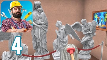 House Flipper Mobile - Gameplay Walkthrough - Part 4 - Mini-museum (iOS,Android)