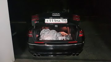 Audi s8 d3 closing trunk from the key