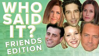 Who Said These Memorable 'Friends' Lines & More | TODAY Trivia | TODAY