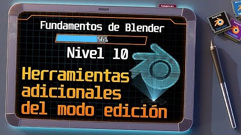 fundamentos Blender 4.3: Herramientas adicionales en el modo edición [ES]
