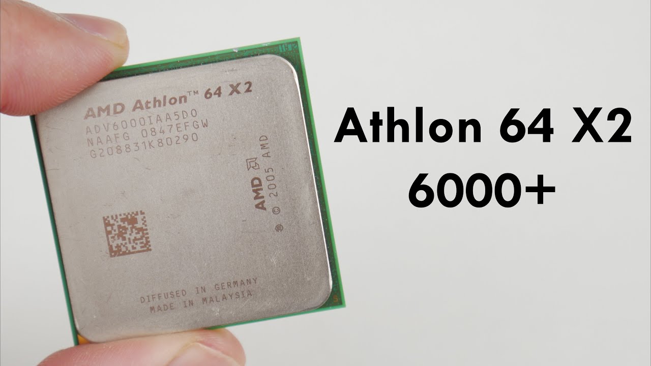 The Amd Athlon 64 X2 6000 From 08 Youtube