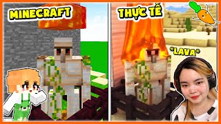 MINECRAFT NHƯNG SIÊU THỰC TẾ p3 | KAMUI BẤT NGỜ NGƯỜI SẮT CÓ THỂ SỐNG SÓT ĐƯỢC TRONG LAVA