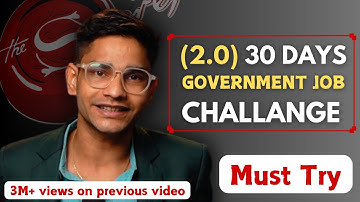 30 DAYS Government Job Manifest Challange | Rishabh Gautam The Law Of Attraction Coach