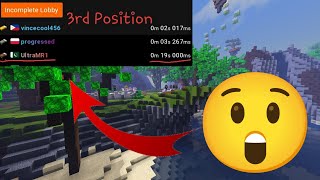 Minecraft NetherGames Bedwars 3rd Quickest Victory Record