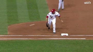 NYM@WSH: Nieuwenhuis reaches base on Robinson