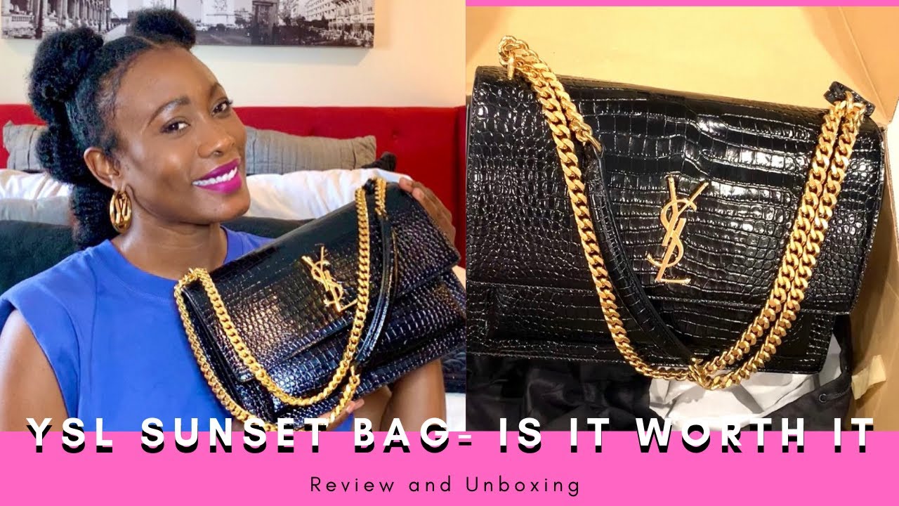 YSL Sunset Bag Review Large - Is it worth it? - YouTube