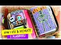 How I Use & Decorate 2 Planners: Halloween Edition| Belinda Selene