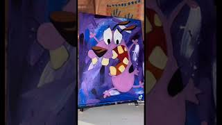 Day 30: Courage the Cowardly Dog || 31 Days of 90s Cartoons || TikTok || Art Challenge