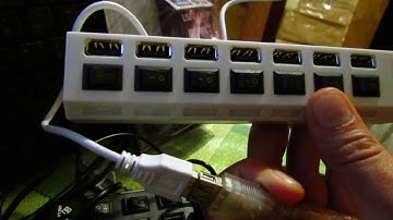 Super Speed 7-Port USB 2.0 HUB with Independent Switch