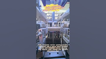 Fully automatic corner pasting machine, equipped with a servo motor,