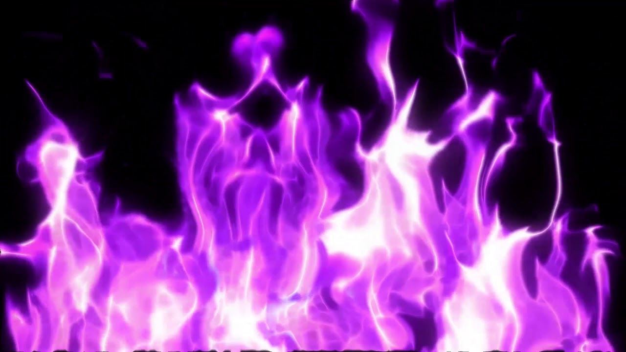 Purple Fire Flame Effect Loop Animation Stock Footage Hd Download