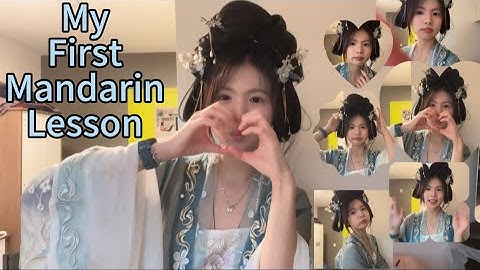 Episode 1｜第一集：Mandarin Class中文教學 我的第一個教學視頻！#mandarin #lesson #chinese #chinesegirl #mandarinchinese 