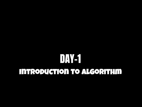 ⭐ 100 Days of Coding: Day 1 – Introduction to Algorithms ⭐