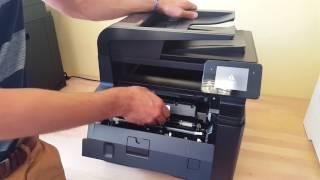 partícula Salón No puedo leer ni escribir CHANGEMENT TONER CF280A CF280X HP LASERJET PRO 400 MFP M425 M401 - YouTube