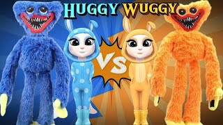 Poppy Playtime Huggy Wuggy Blue And Yellow | My Talking Angela 2 | Cosplay