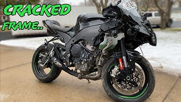 Herstel van een verwoeste Kawasaki ZX10R uit 2021!!!