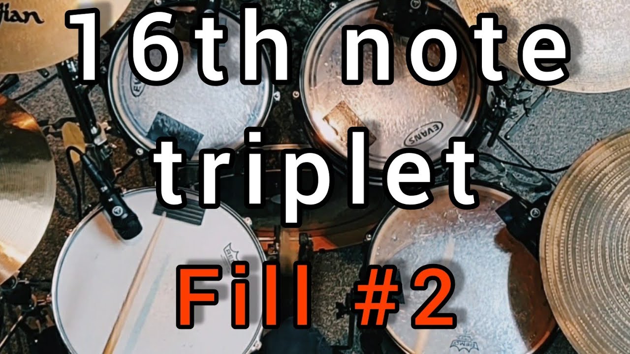 Drum lesson | 16th note triplets fill #2 - Ariel Kasif - YouTube