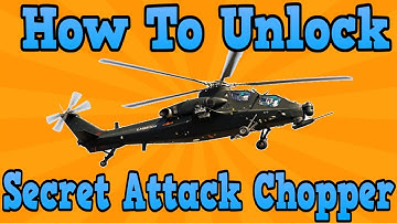 "Call Of Duty Ghosts Extinction" How To Use The Secret Attack Chopper! ( Extinction Attack Chopper )