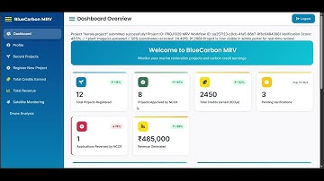 Prototype Video | Blockchain-Based Blue Carbon Registry and MRV System